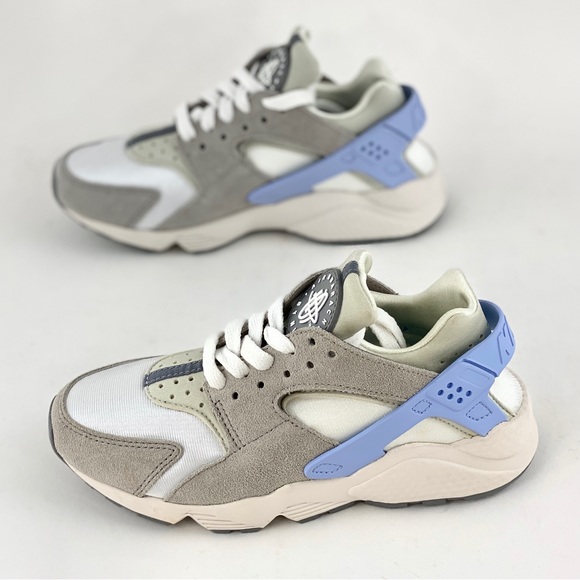 Nike Air Huarache Grey Celestine Blue Women's Sneakers Shoes DV6983-100 - Picture 3 of 12